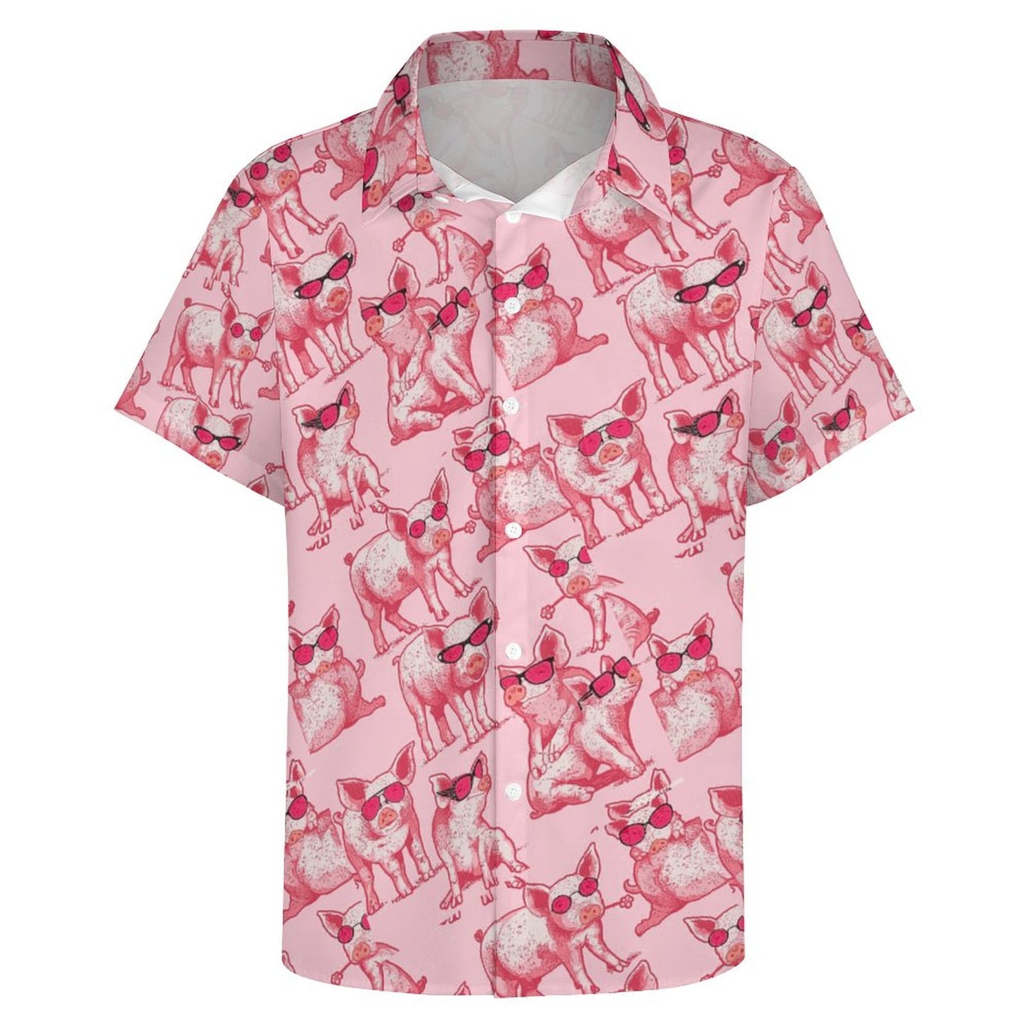 Men's Hawaiian Print Resort Shirt 2305102301