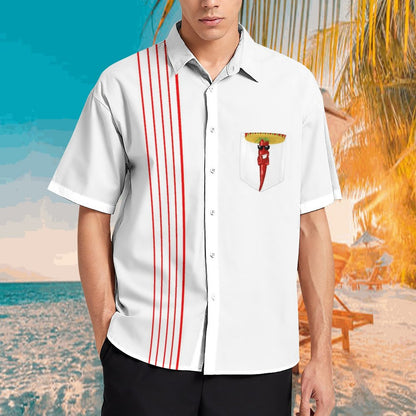 Men's Hawaiian Print Resort Shirt 2304105782