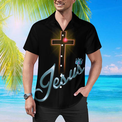 Men's Hawaiian Casual Short Sleeve Shirt 2305102139