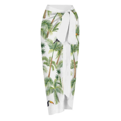 Casual Printed One-Piece Swimsuit And Cover Up 2305102412
