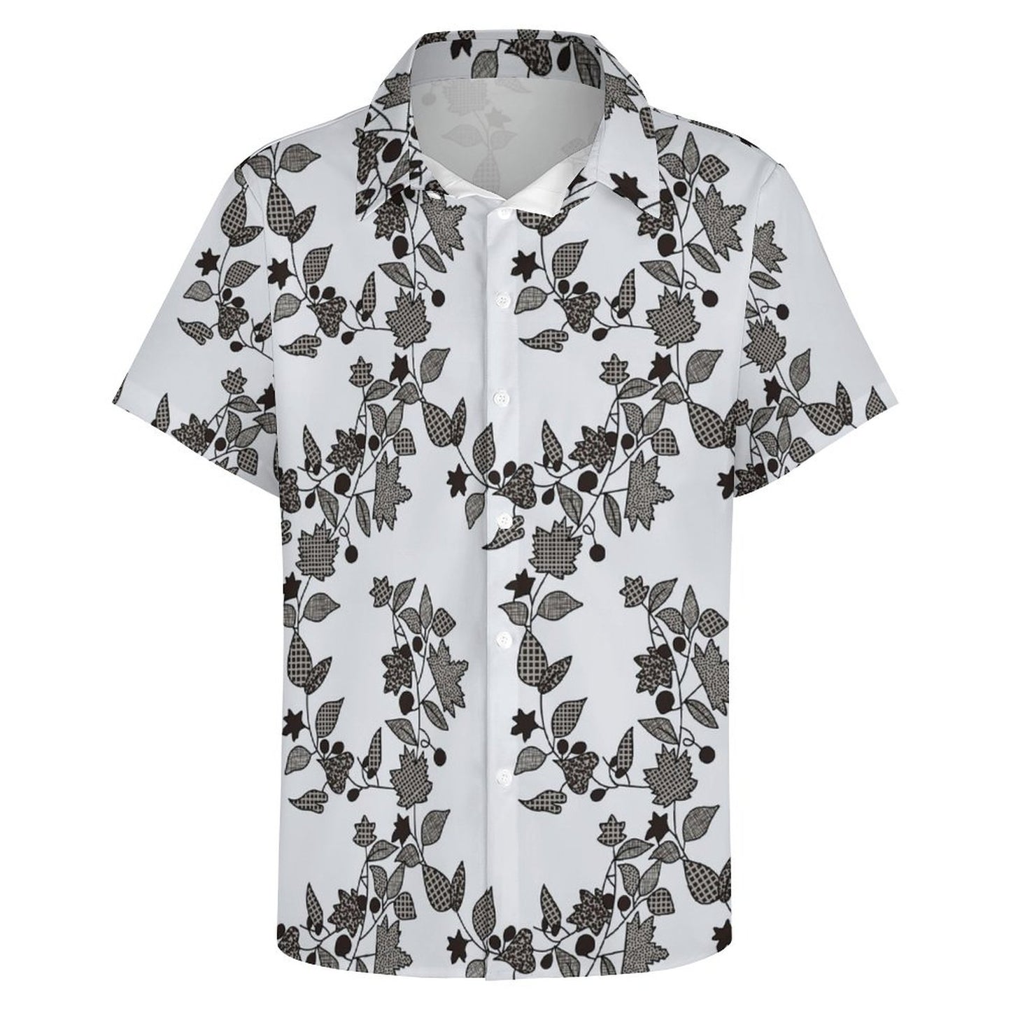 Men's Fashion Casual Printed Short Sleeve Shirts 2305107116