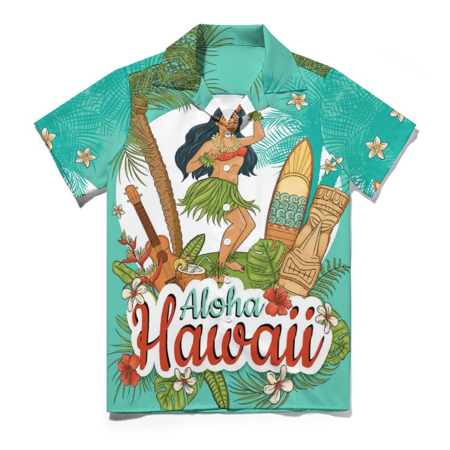 Men's Hawaiian Casual Short Sleeve Shirt 2305102991