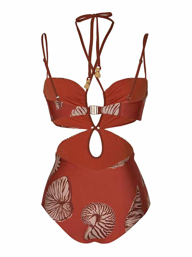 Fashion Print One Piece Swimsuit