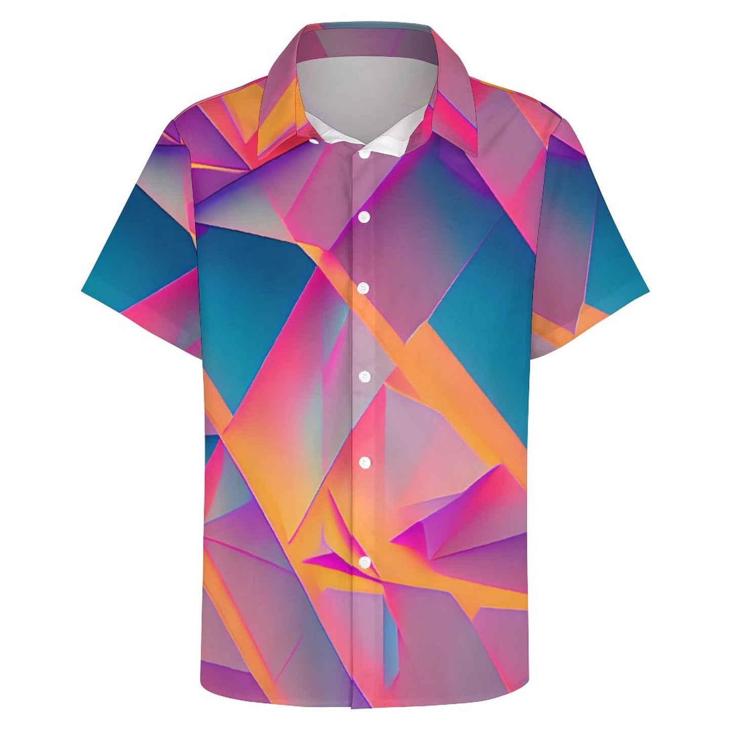 Men's Fashion Casual Printed Short Sleeve Shirts 2306105164