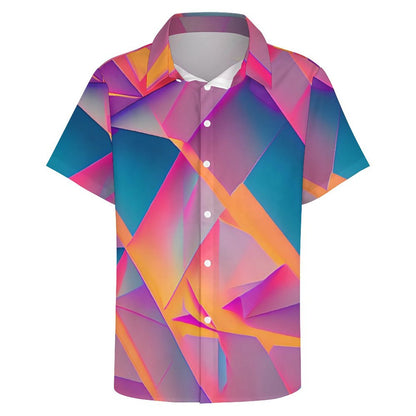 Men's Fashion Casual Printed Short Sleeve Shirts 2306105164