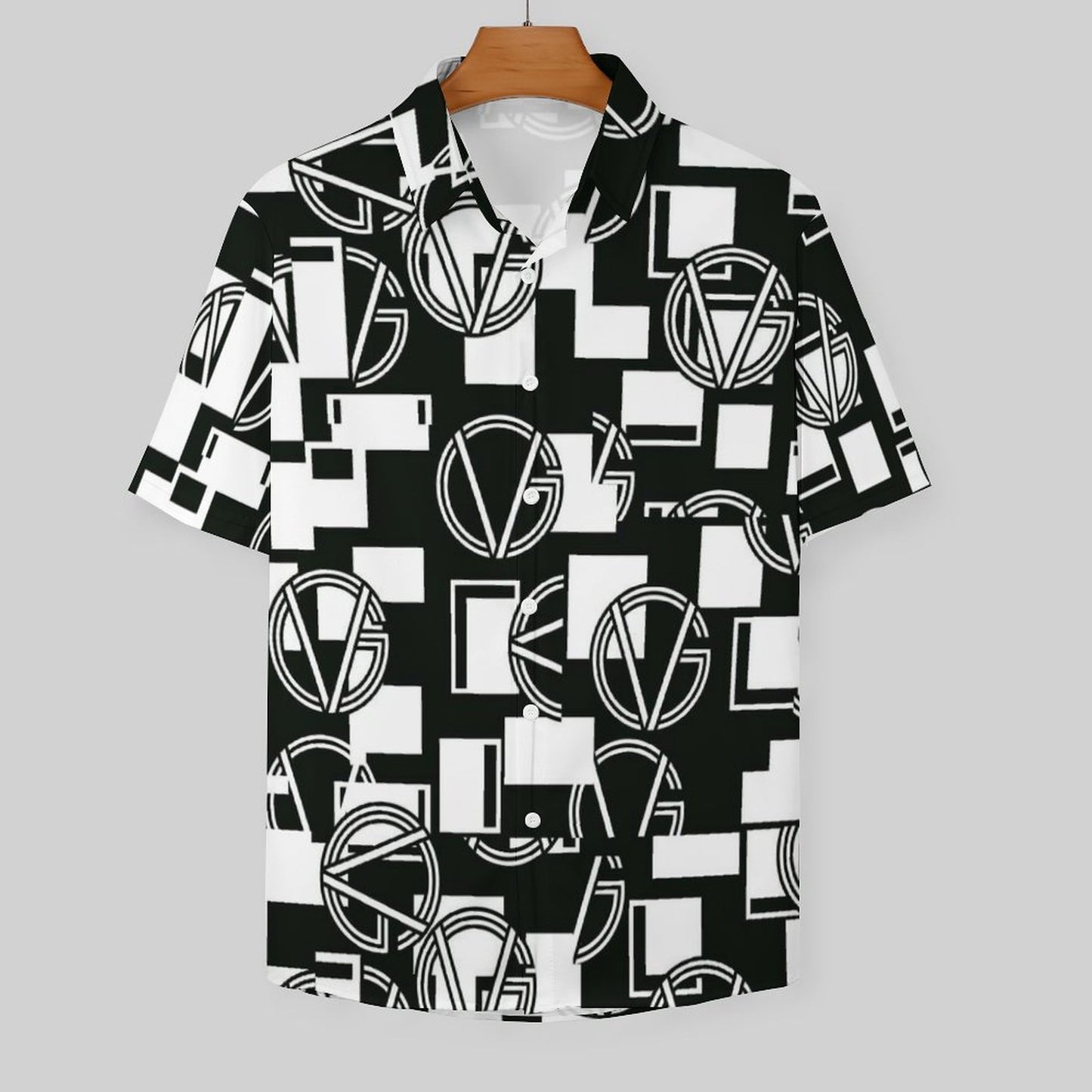 Men's Fashion Casual Printed Short Sleeve Shirts 2306100025