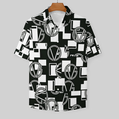 Men's Fashion Casual Printed Short Sleeve Shirts 2306100025