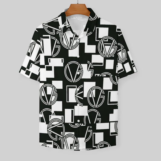 Men's Fashion Casual Printed Short Sleeve Shirts 2306100025