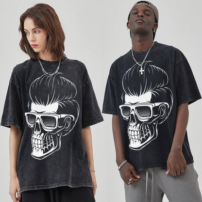Unisex Vintage Solid Wash T-Shirts 2305101608