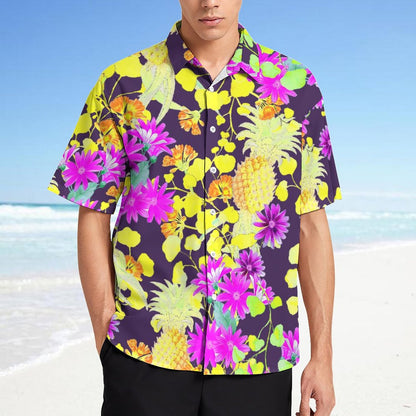 Men's Fashion Casual Printed Short Sleeve Shirts 2306101739