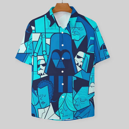 Men's Fashion Casual Printed Short Sleeve Shirts 2306101601