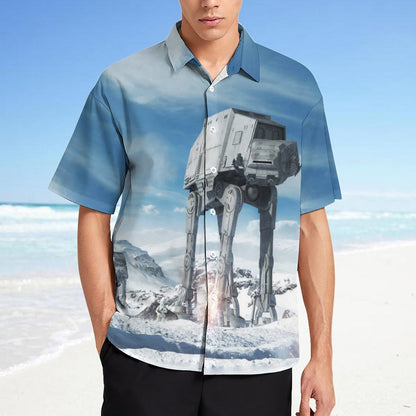 Men's Fashion Casual Printed Short Sleeve Shirts 2306101614