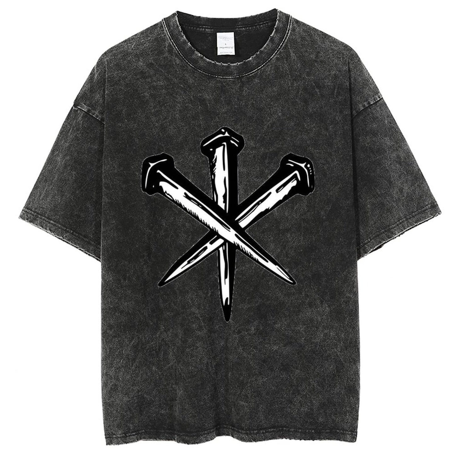 Unisex Vintage Solid Wash T-Shirts 2305103950
