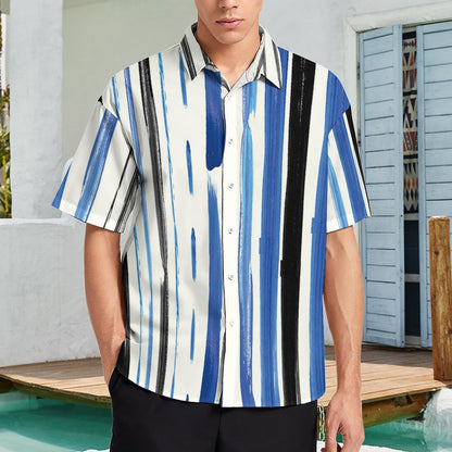 Men's Hawaiian Print Resort Shirt 2305102184