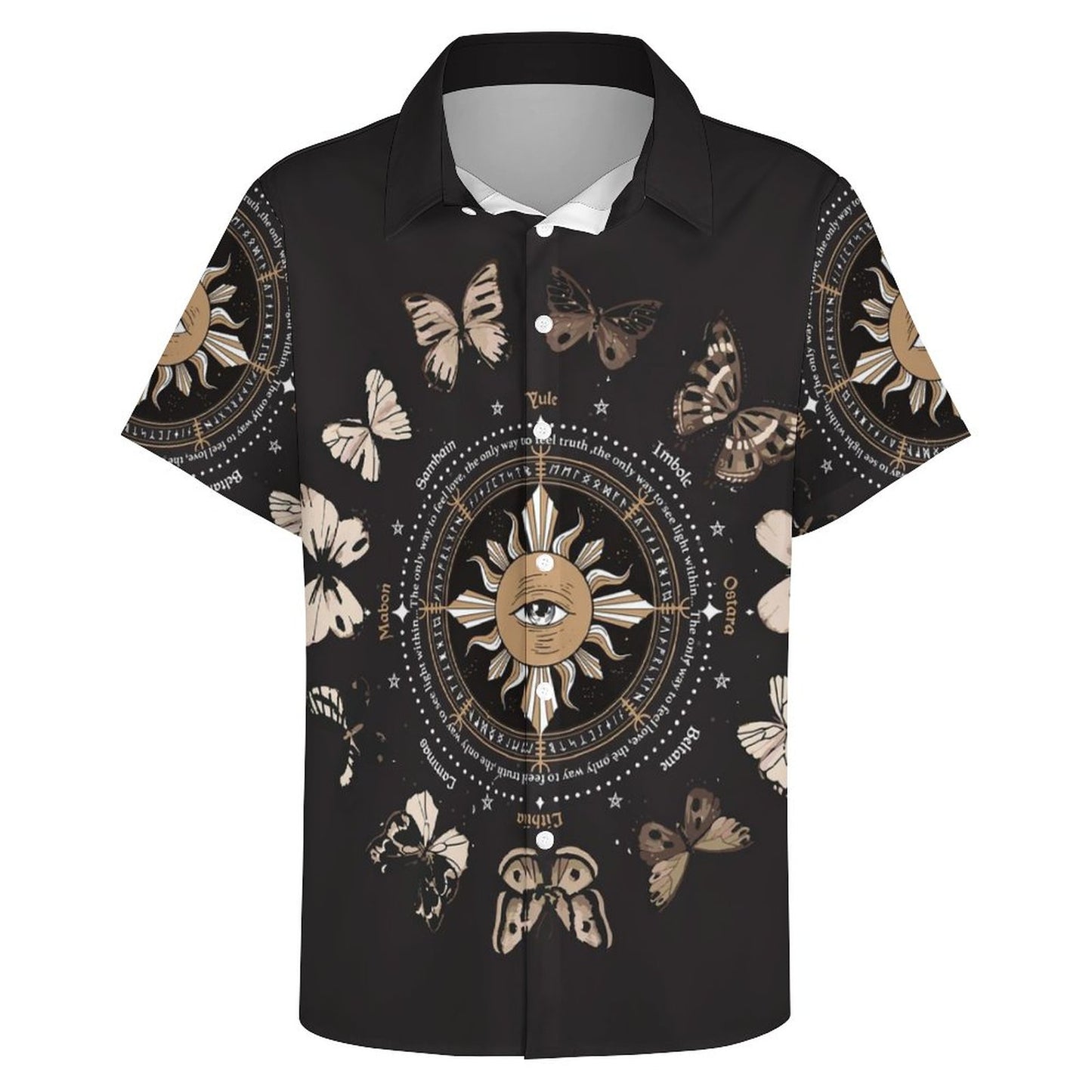 Men's Fashion Casual Printed Short Sleeve Shirts 2306101047