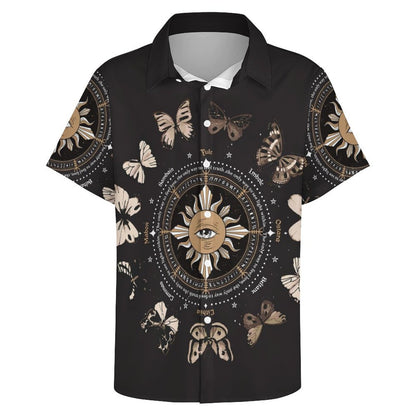 Men's Fashion Casual Printed Short Sleeve Shirts 2306101047
