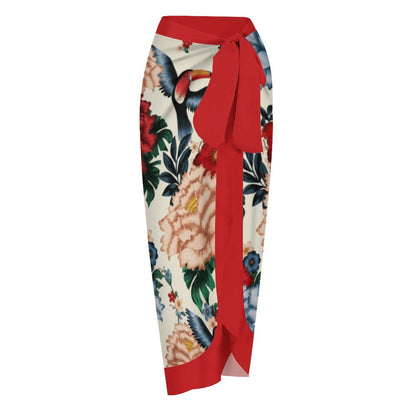 Fashion Printed One Piece Swimsuit And Cover Up 2305104918