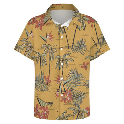 Men's Hawaiian Print Resort Shirt 2305106120