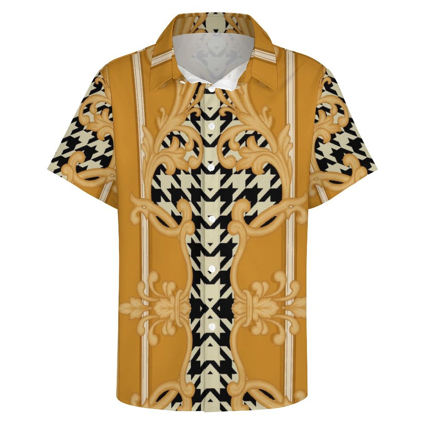 Men's Fashion Casual Printed Short Sleeve Shirts 2306101114