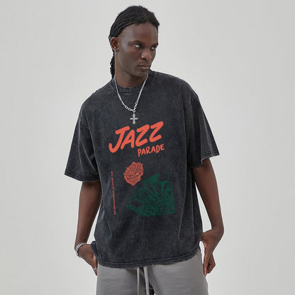 Unisex Vintage Solid Wash T-Shirts 2305102644