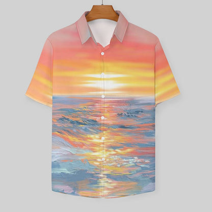 Men's Hawaiian Print Resort Shirt 2304109873