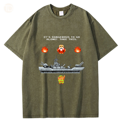 Unisex Vintage Wash Denim T-Shirts