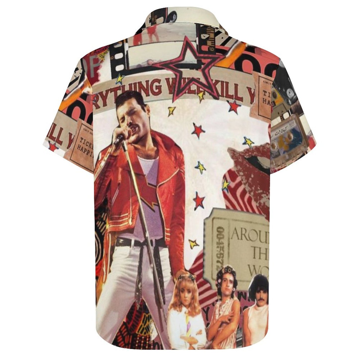 Men's Fashion Casual Printed Short Sleeve Shirts 2306102311