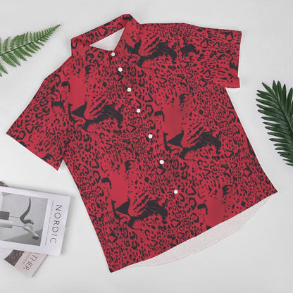 Men's Fashion Casual Printed Short Sleeve Shirts 2305107068