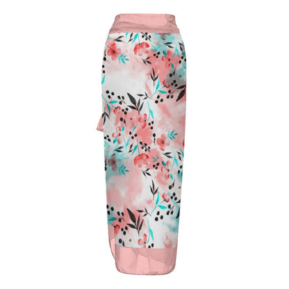 Casual Printed One-Piece Swimsuit And Cover Up 2305102411