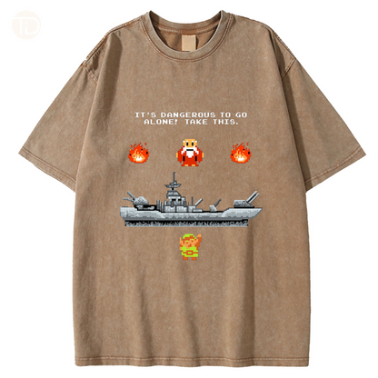 Unisex Vintage Wash Denim T-Shirts
