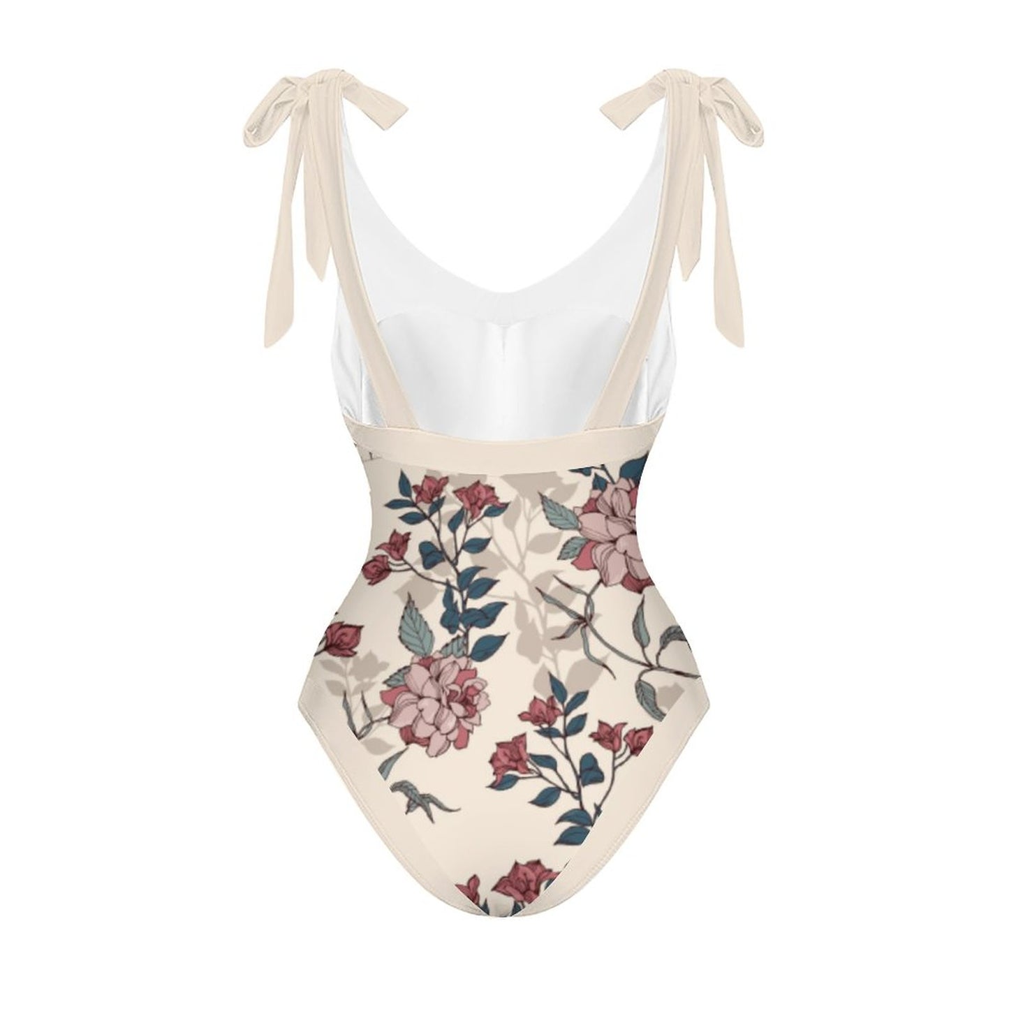 Casual Printed One-Piece Swimsuit And Cover Up 2305104175