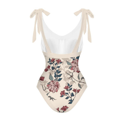 Casual Printed One-Piece Swimsuit And Cover Up 2305104175