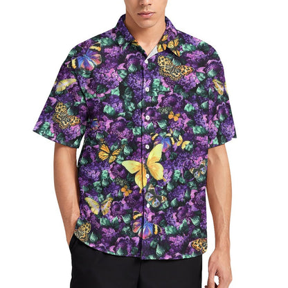 Men's Fashion Casual Printed Short Sleeve Shirts 2305107065