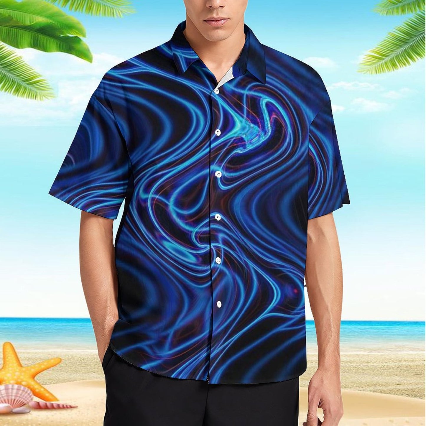 Men's Hawaiian Print Resort Shirt 2304109201