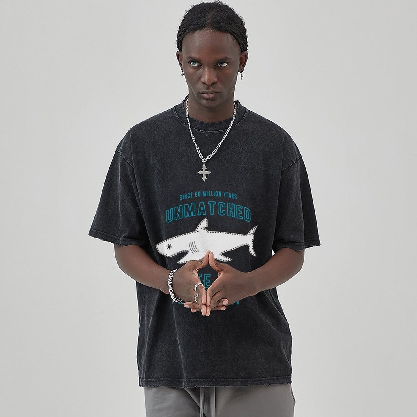 Unisex Vintage Solid Wash T-Shirts 2305102648