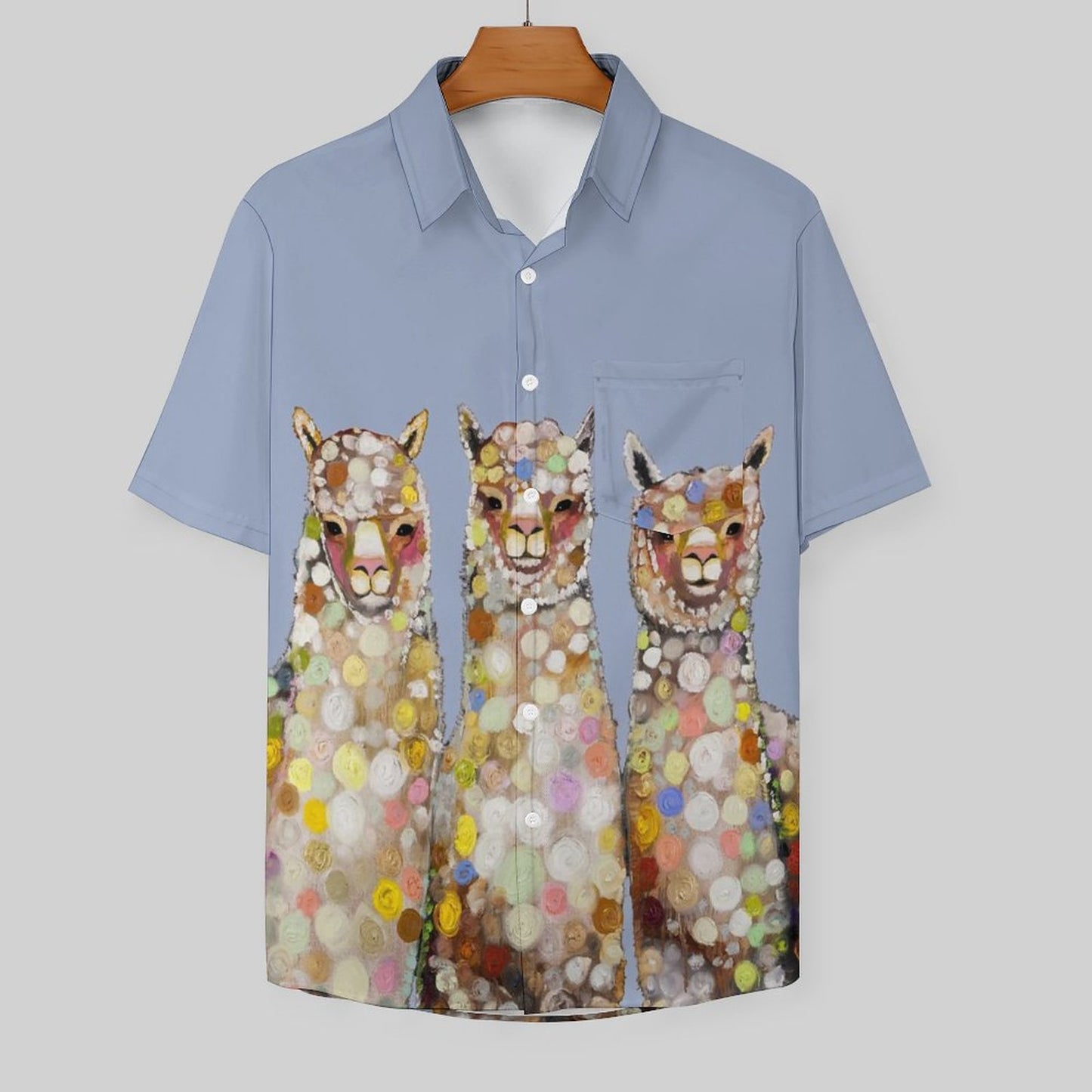 Men's Hawaiian Casual Short Sleeve Shirt 2306105805