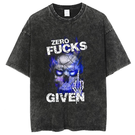 Unisex Vintage Solid Wash T-Shirts 2305104086