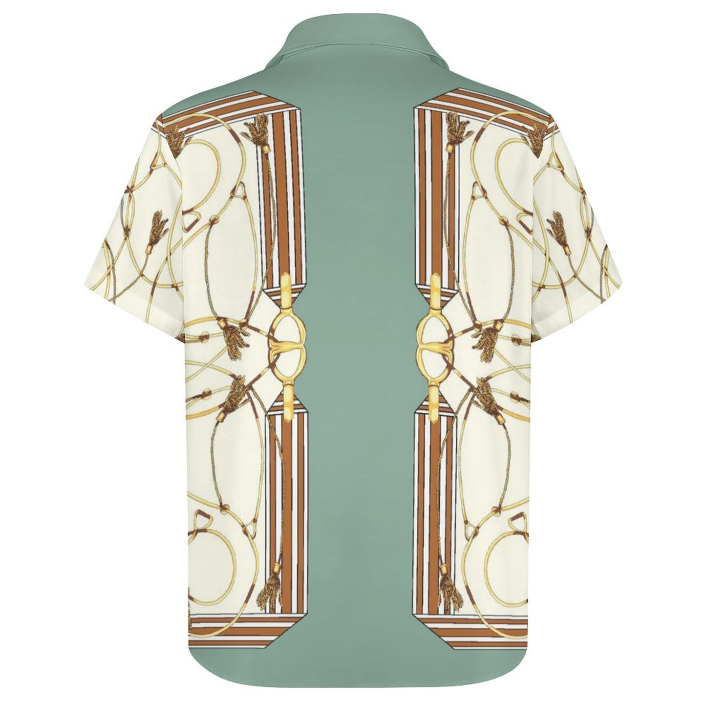 Men's Fashion Casual Printed Short Sleeve Shirts 2306101357