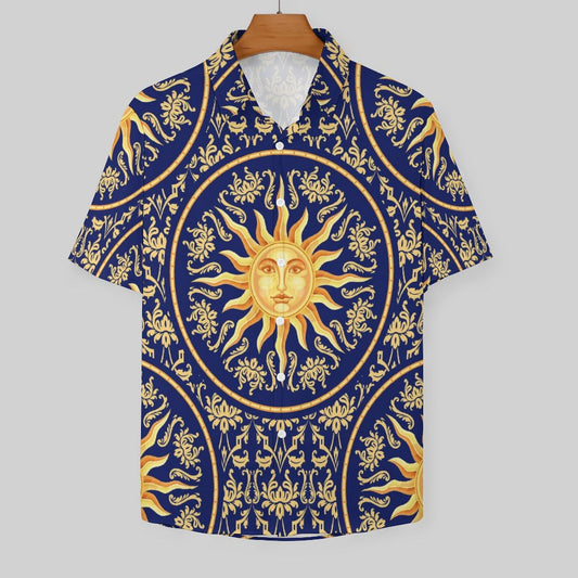 Men's Fashion Casual Printed Short Sleeve Shirts 2306100035
