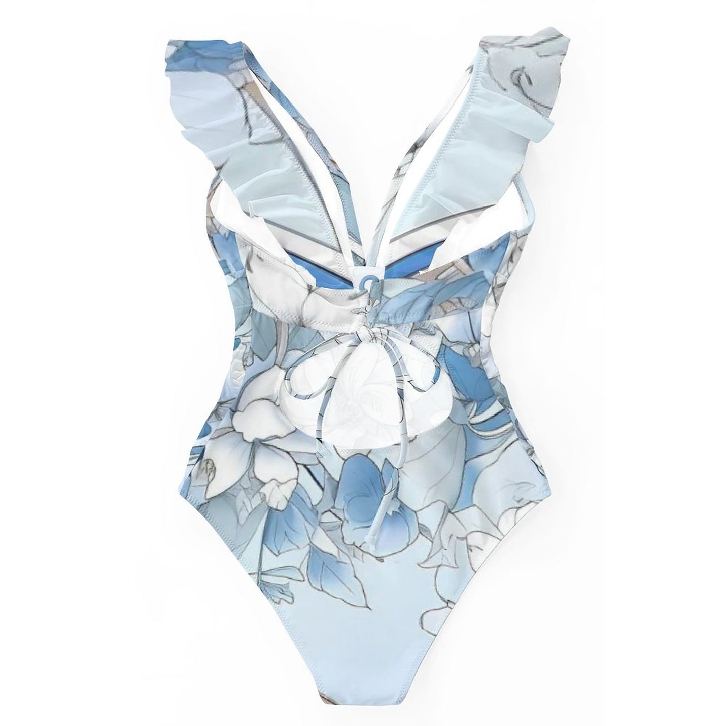 Casual Printed One Piece Swimsuit And Cover Up 2306103044