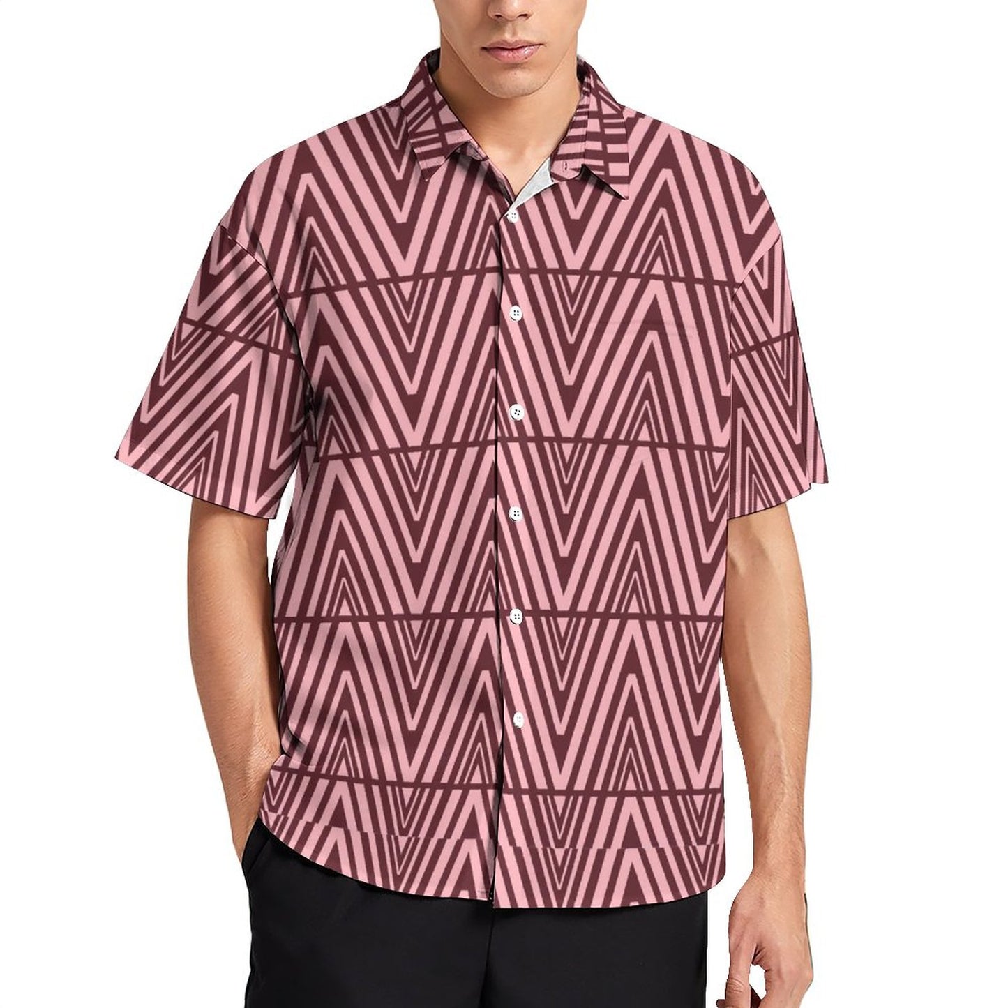 Men's Hawaiian Print Resort Shirt 2304103203