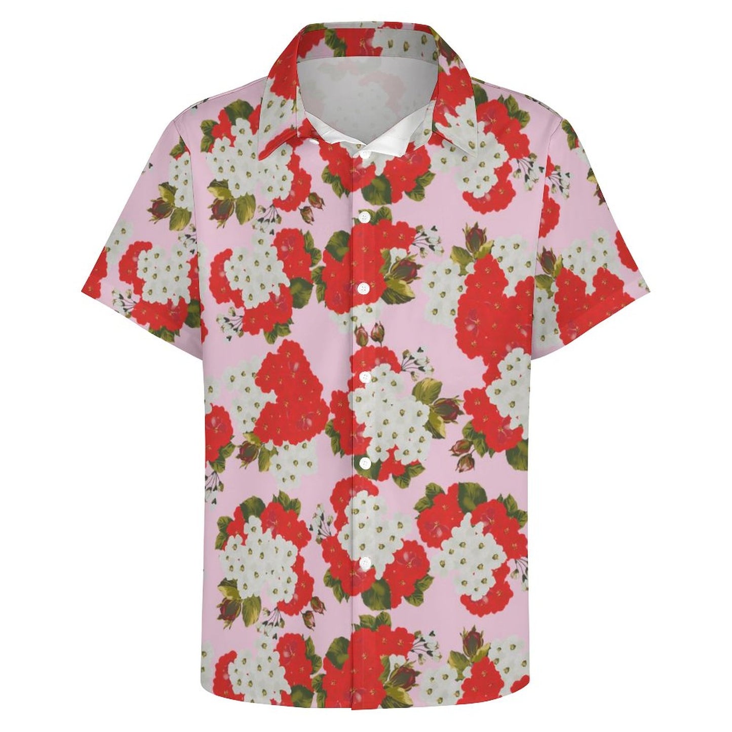Men's Fashion Casual Printed Short Sleeve Shirts 2305107115