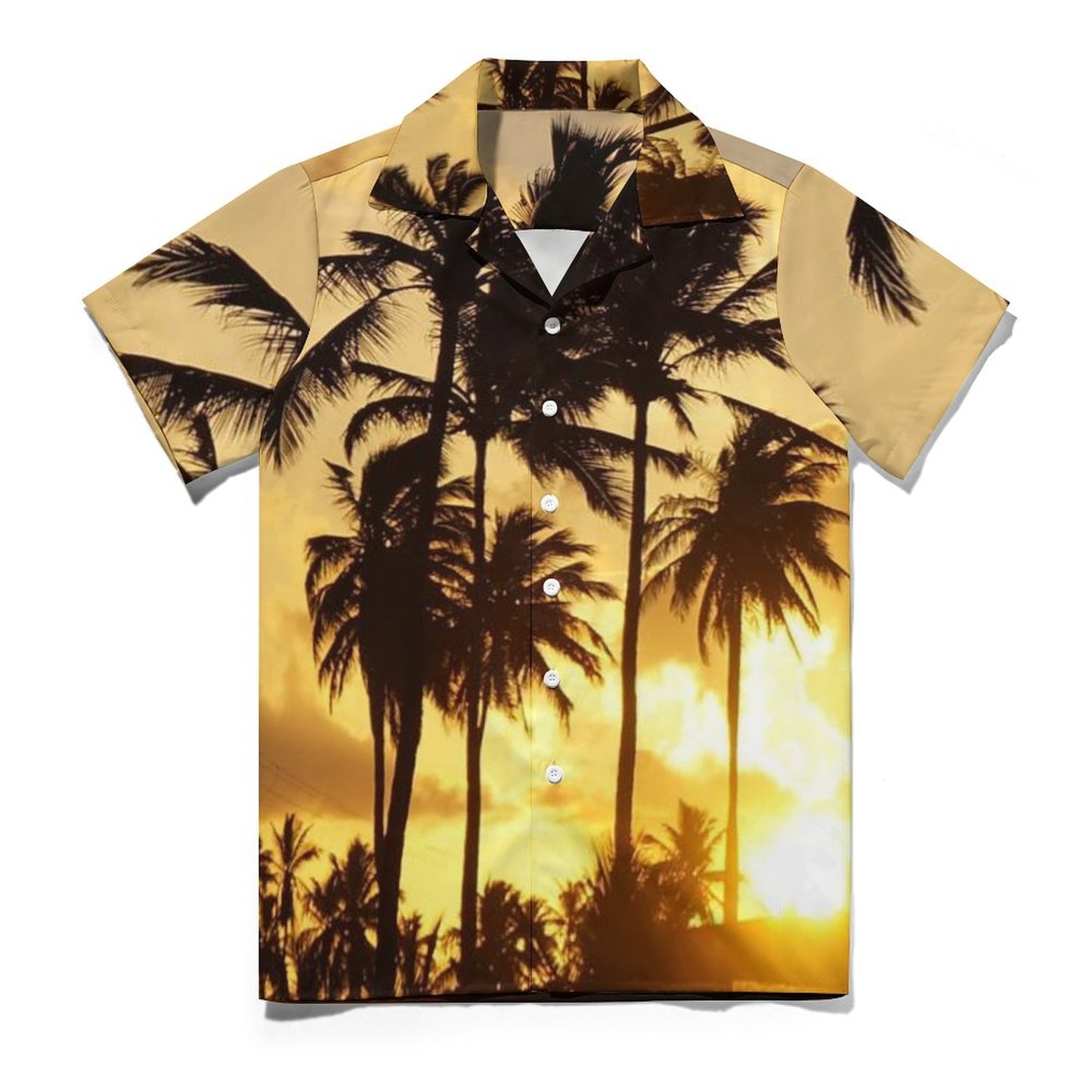 Men's Hawaiian Print Casual Shirt 2304107432