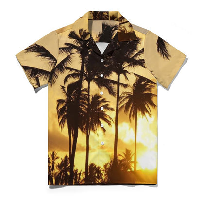 Men's Hawaiian Print Casual Shirt 2304107432