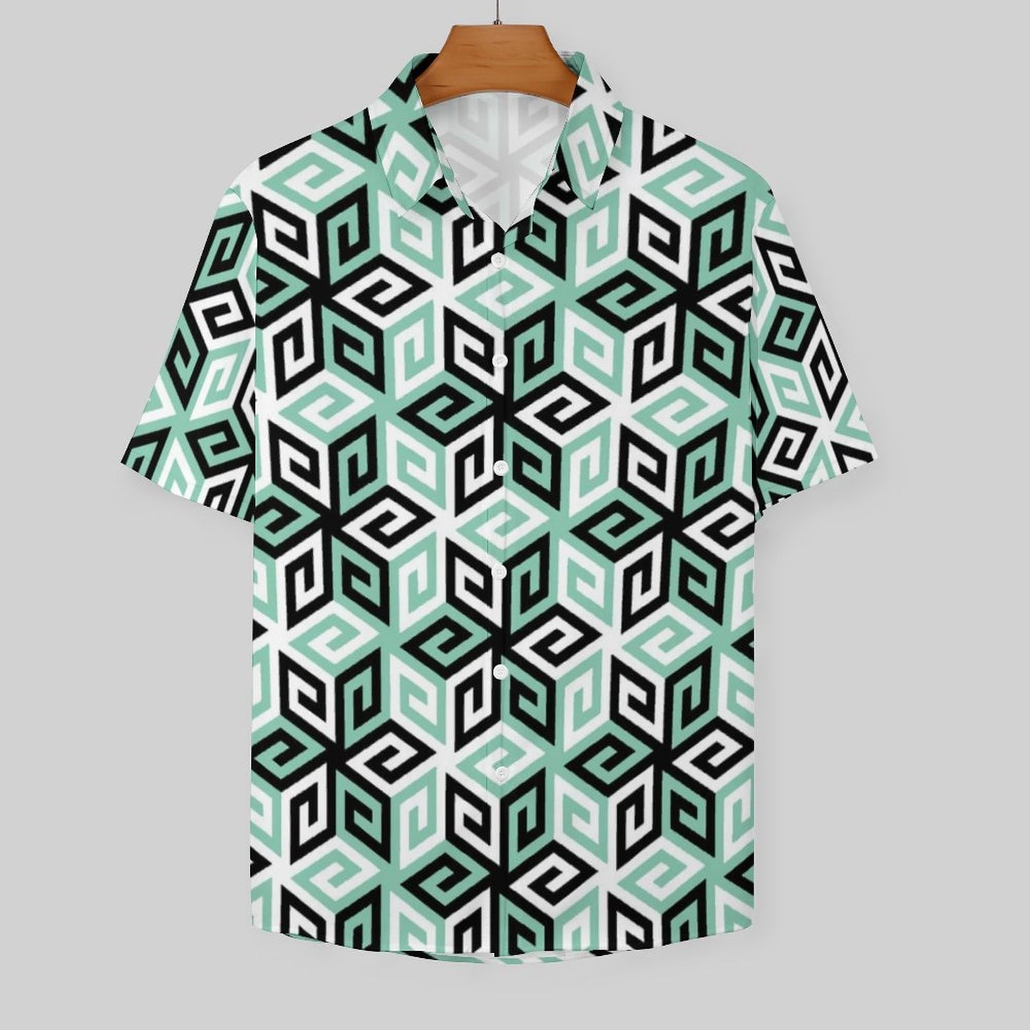 Men's Fashion Casual Printed Short Sleeve Shirts 2306101895