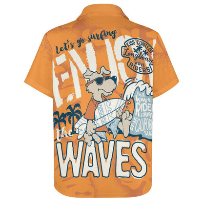 Men's Hawaiian Print Resort Shirt 2305103722