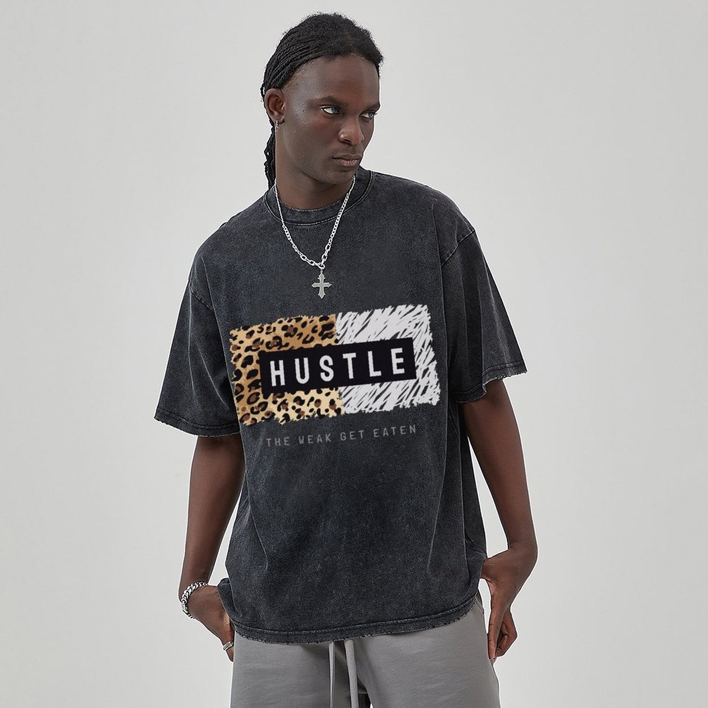 Unisex Vintage Solid Wash T-Shirts 2305102846