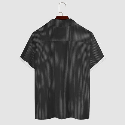 Men Hawaiian Casual Short Sleeve Shirt 2307100357