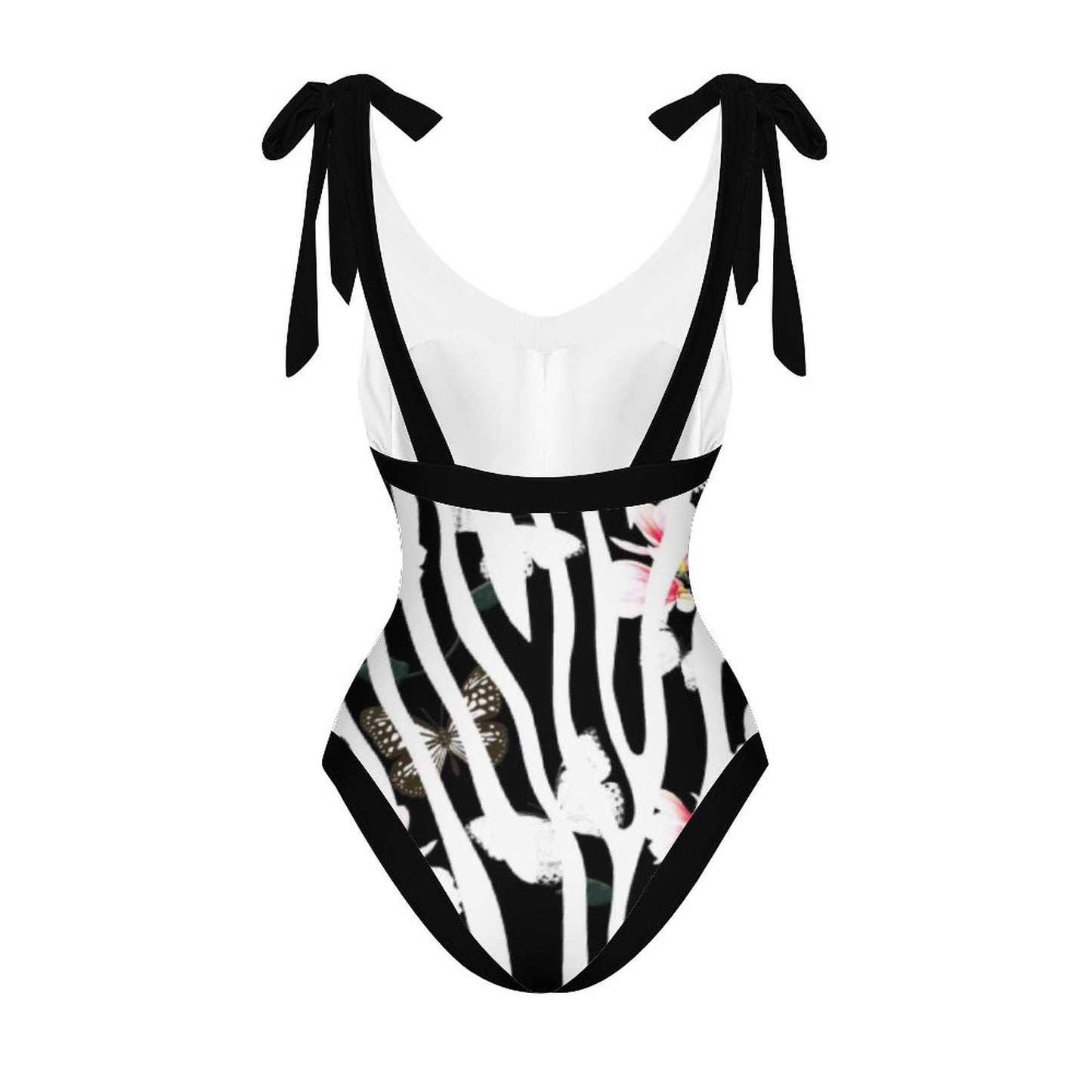 Casual Printed One-Piece Swimsuit And Cover Up 2305103345