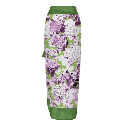 Casual Printed One-Piece Swimsuit And Cover Up 2305102666